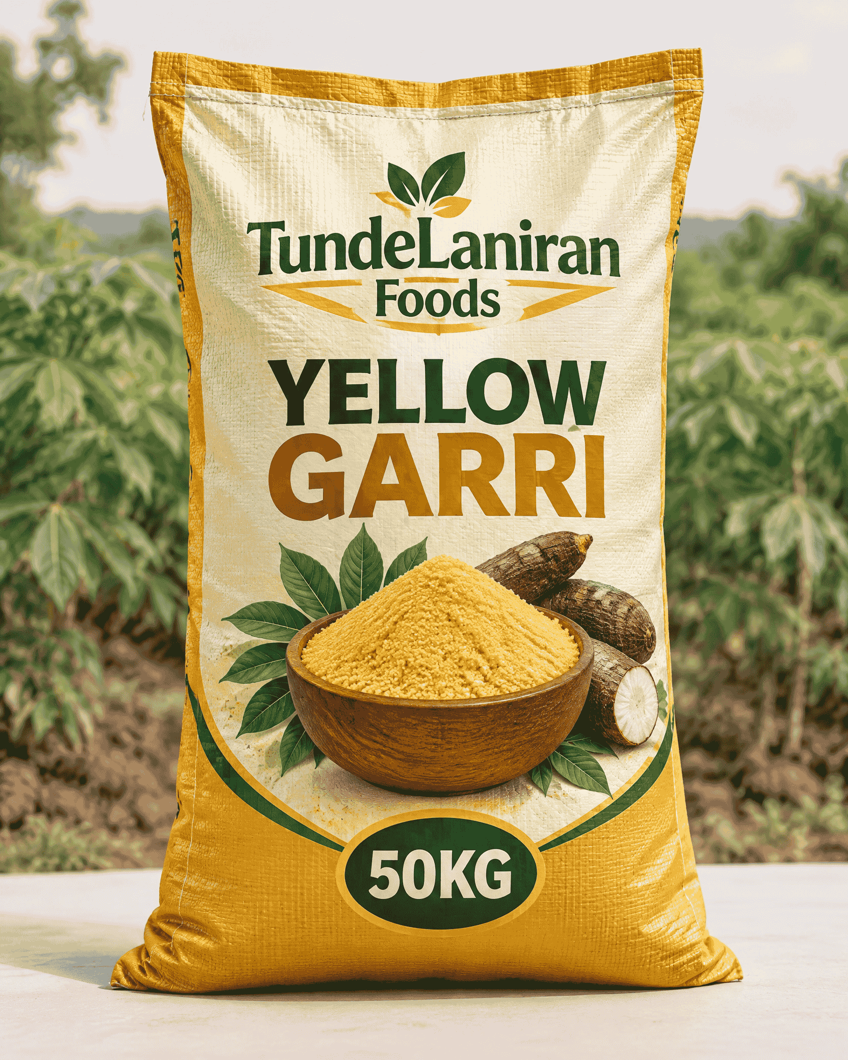 Yellow Garri (50kg)