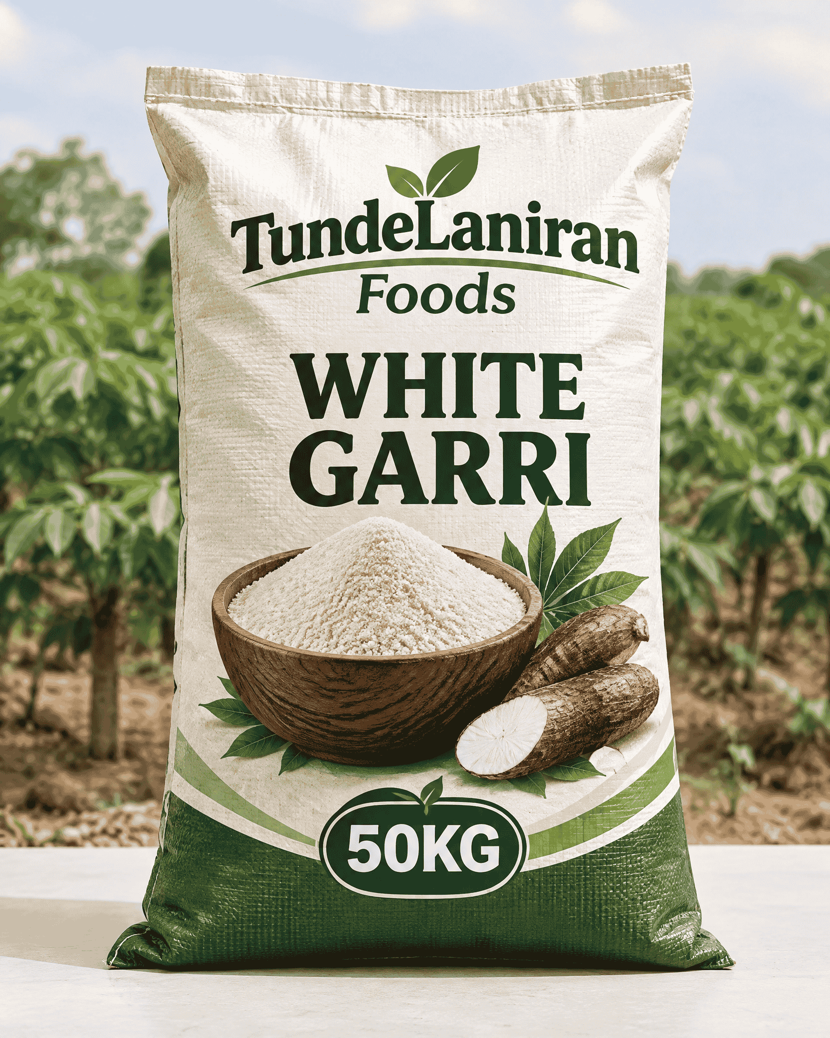 White Garri (50kg)